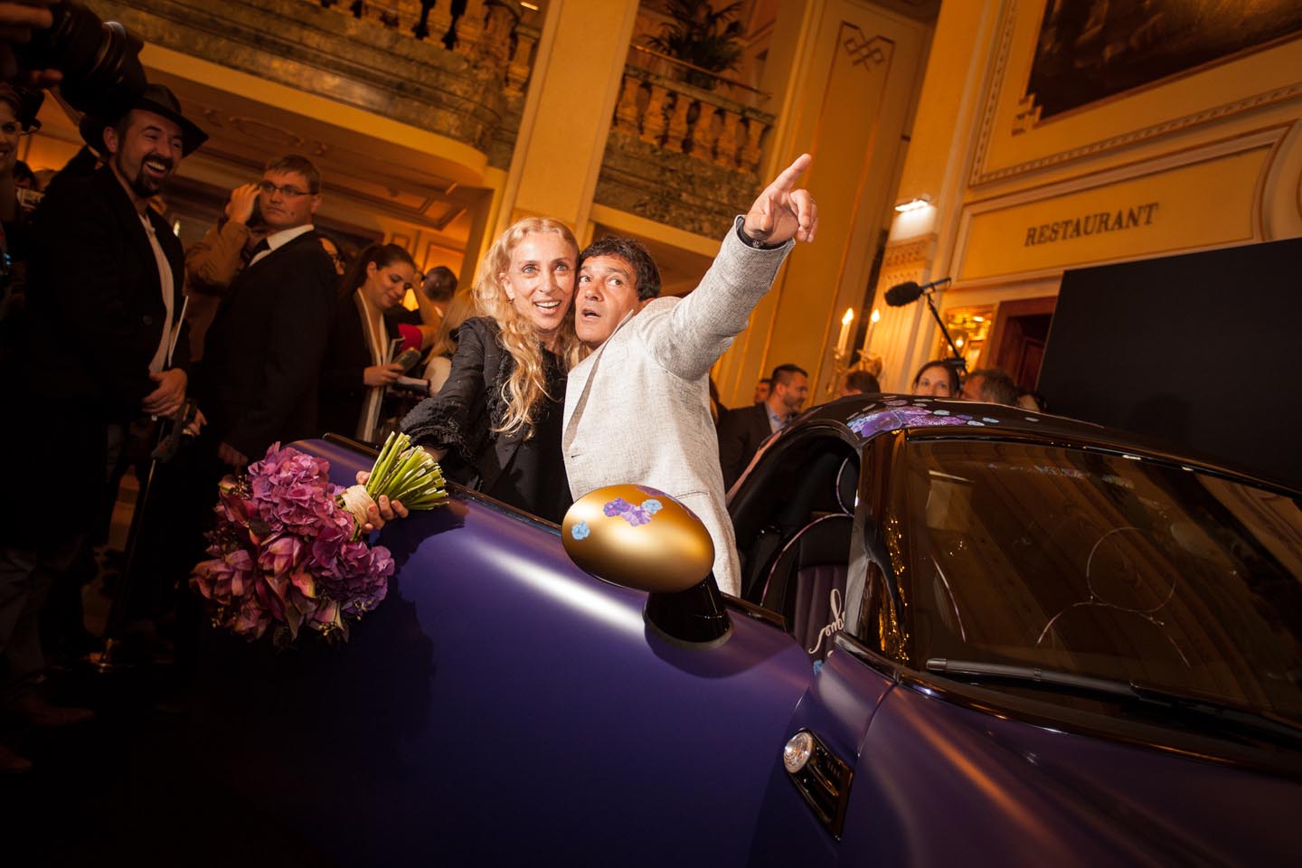 Antonio Banderas & Franca Sozzani