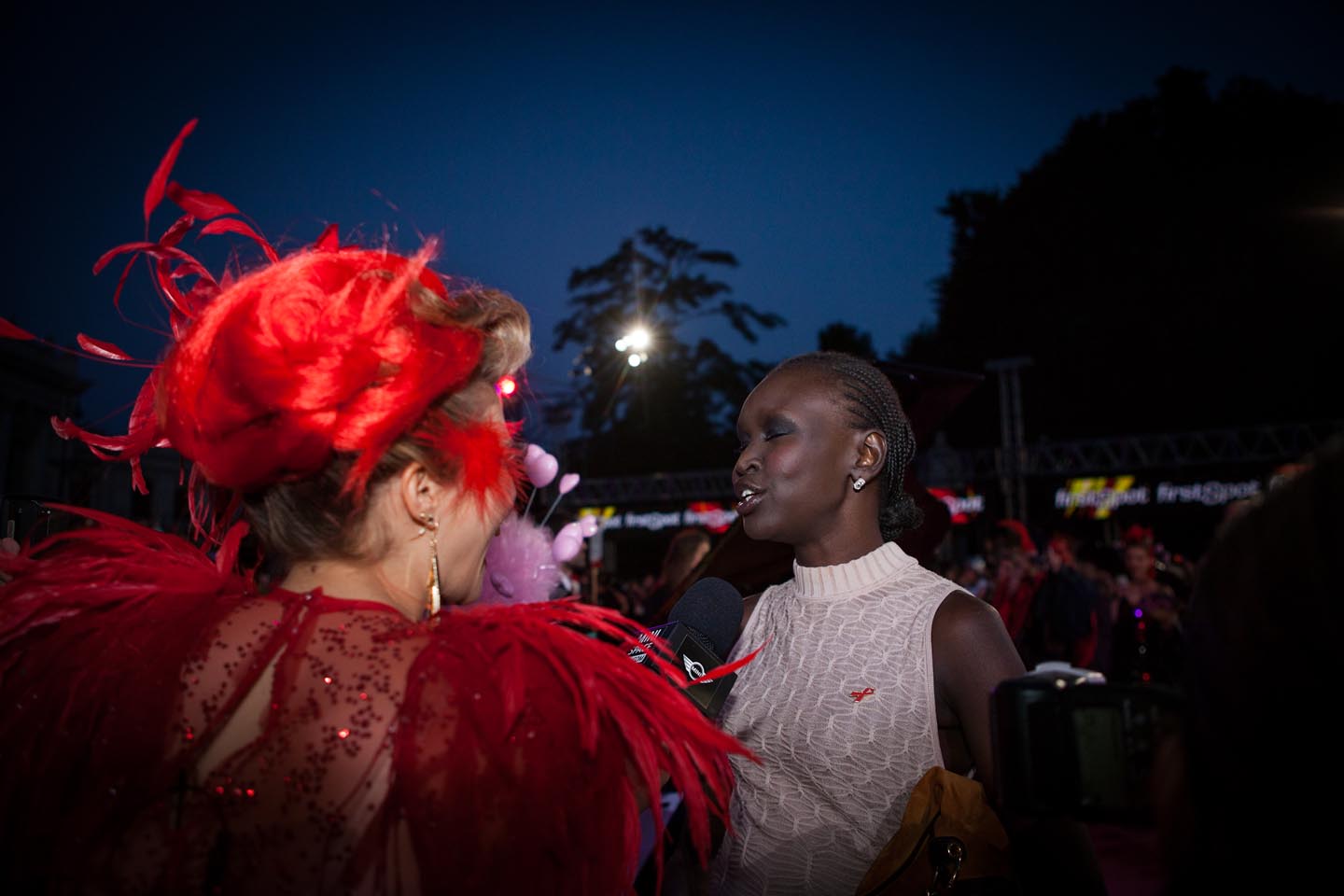 Alek Wek in interview