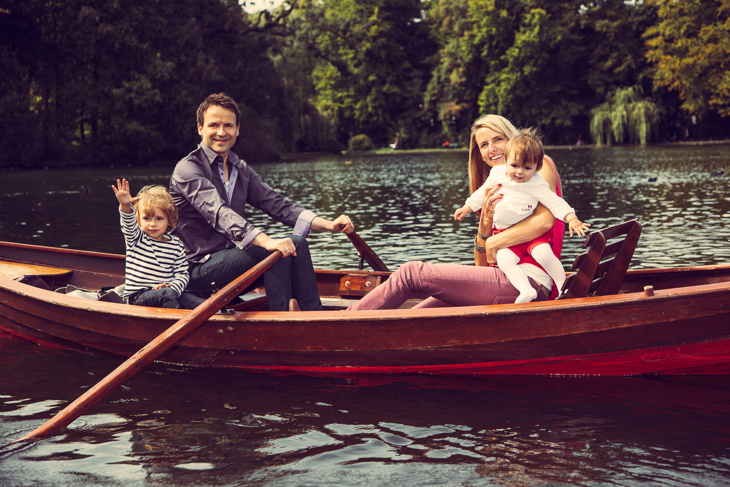 Familien Shooting Kleinhesseloher See
